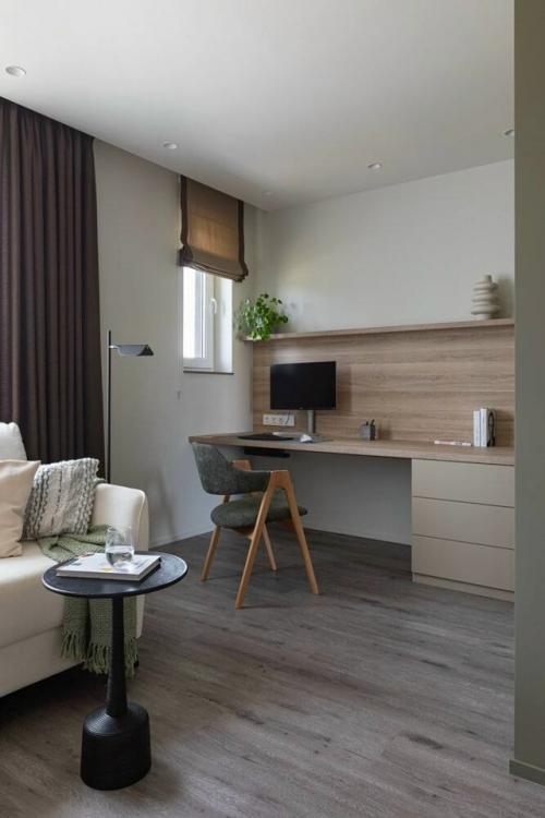 Интерьер сочетает в себе лёгкость скандинавского стиля и живость индивидуальности. 09 Интерьер сочетает в себе лёгкость скандинавского стиля и живость индивидуальности. 09