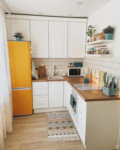 Стильная хрущевка.  Лишний раз убеждаюсь: главное в жилье - уют, а не строгое следование последним трендам и бег за люксовой отделкой. 02