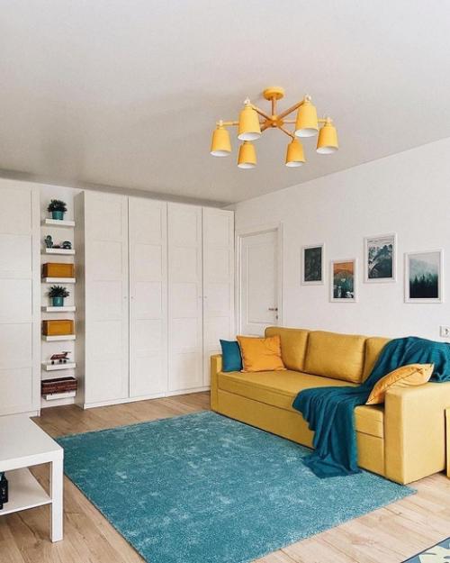 Стильная хрущевка.  Лишний раз убеждаюсь: главное в жилье - уют, а не строгое следование последним трендам и бег за люксовой отделкой. 06