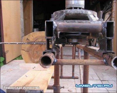 Шинная пилорама своими руками. 06