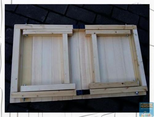 Идея хорошая!  Складной столик своими руками. 04