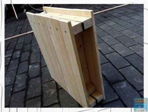 Идея хорошая!  Складной столик своими руками. 02