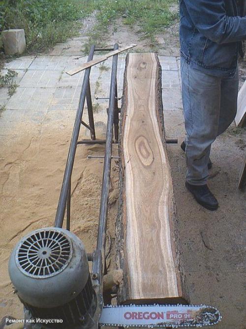 Шинная пилорама своими руками. 08