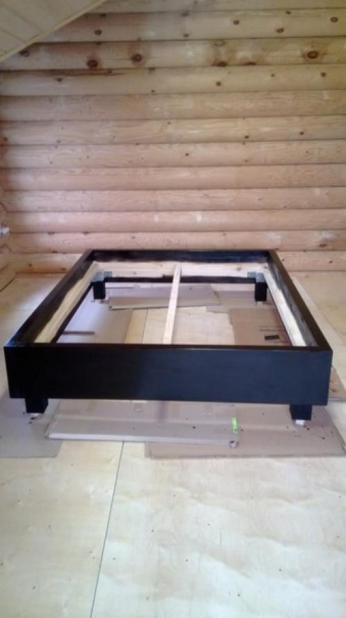 Кровать для дочери в свой дом сделал. 06