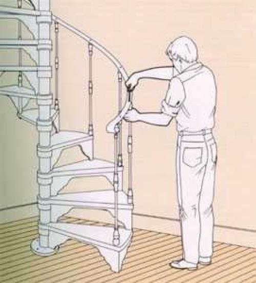 Мы экономим место: складные и винтовые лестницы. 07 Мы экономим место: складные и винтовые лестницы. 07