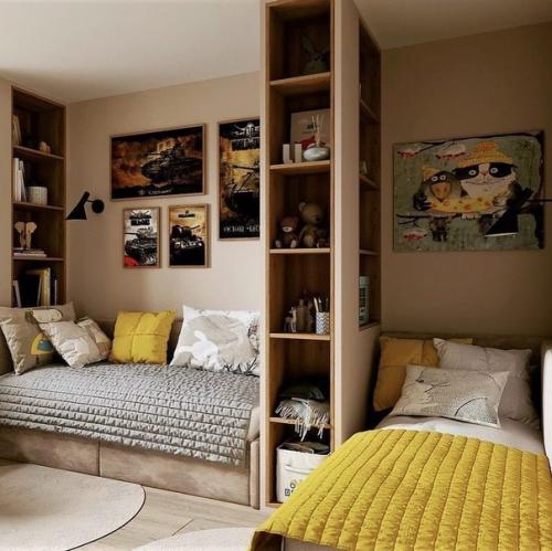 Варианты детской комнаты для двух деток. 05