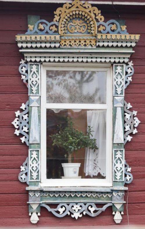 Резные наличники - красивы, необыкновенны и интересны! 03