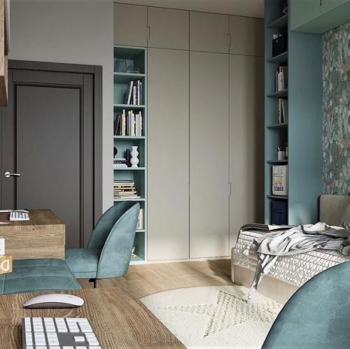 Варианты детской комнаты для двух деток. 03