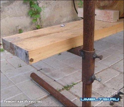 Шинная пилорама своими руками. 03