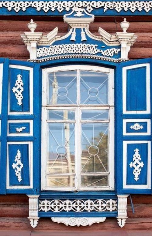 Резные наличники - красивы, необыкновенны и интересны! 02