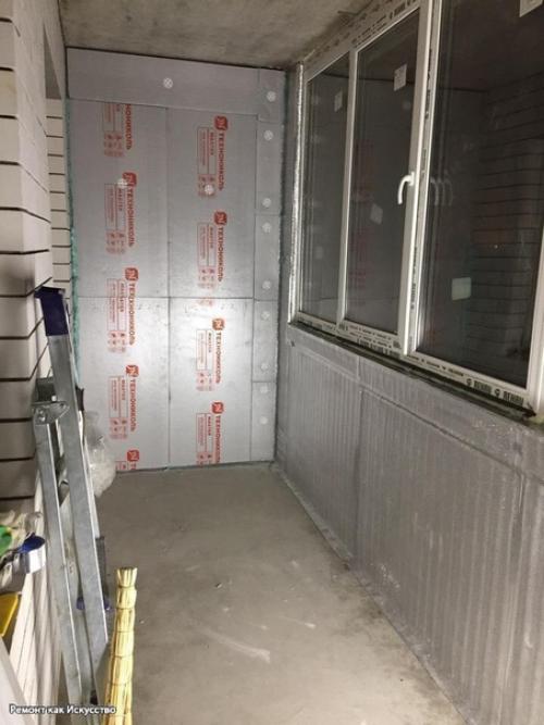 Сам сделал капитальное утепление лоджии. 02