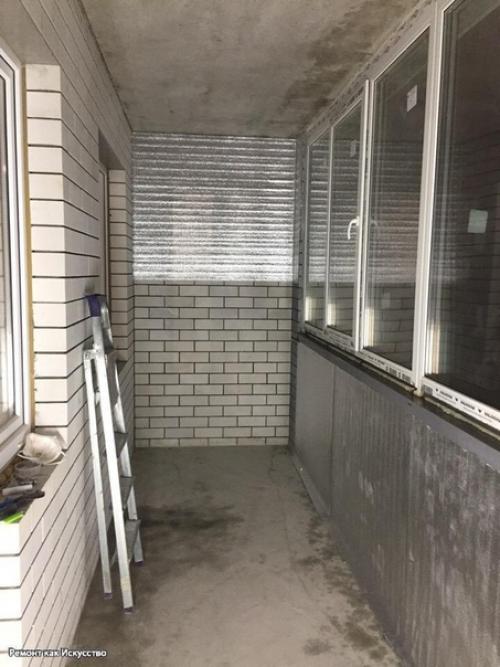 Сам сделал капитальное утепление лоджии. 01