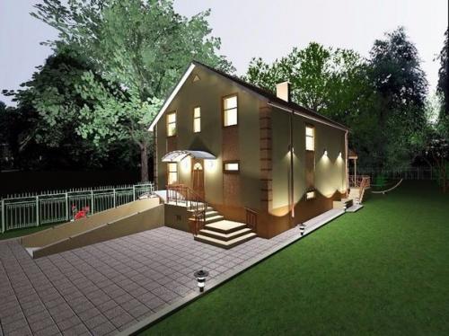 Проект загородного дома Просторный - комфорт с размахом! 01 Проект загородного дома Просторный - комфорт с размахом! 01