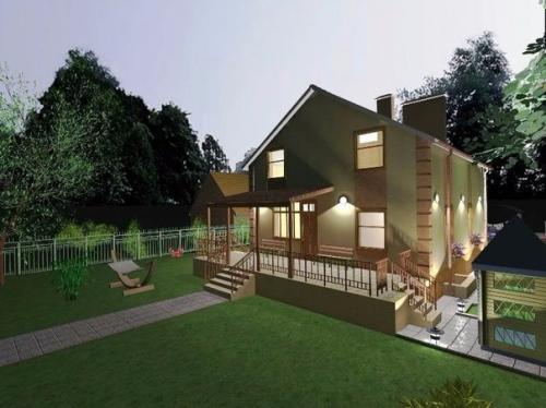 Проект загородного дома Просторный - комфорт с размахом! 03 Проект загородного дома Просторный - комфорт с размахом! 03