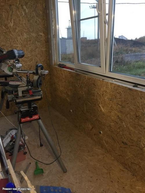Сам сделал капитальное утепление лоджии. 06