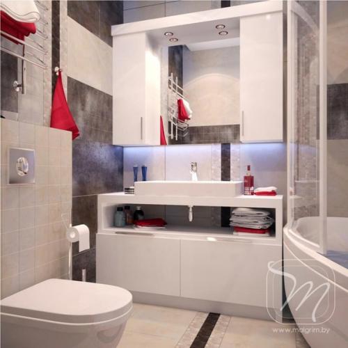 Дизайн однокомнатной квартиры в Минске. 07