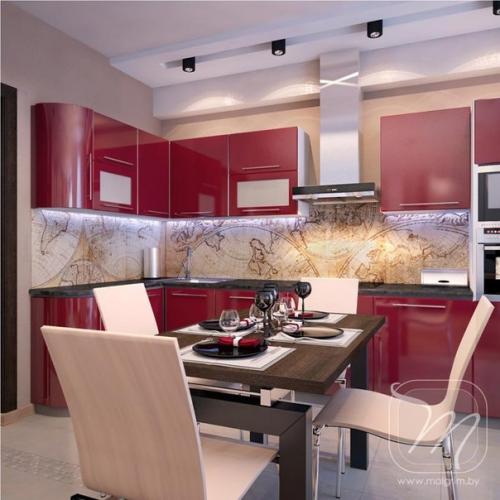 Дизайн однокомнатной квартиры в Минске. 04