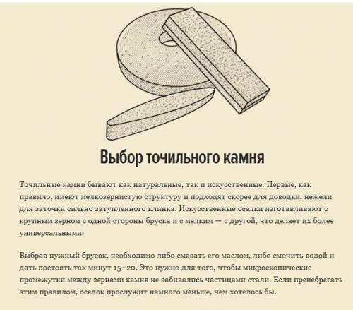 Советы по заточке ножей. 01