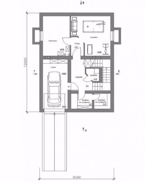 Проект загородного дома Просторный - комфорт с размахом! 07 Проект загородного дома Просторный - комфорт с размахом! 07