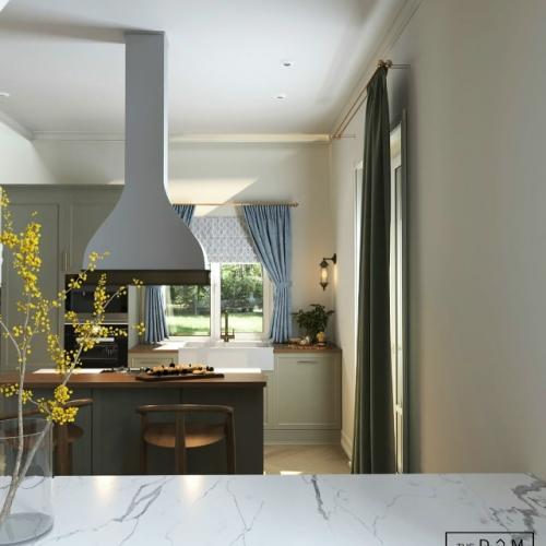 Шикарный интерьер загородного дома поражает своей изысканной сдержанностью и утончённой палитрой. 05