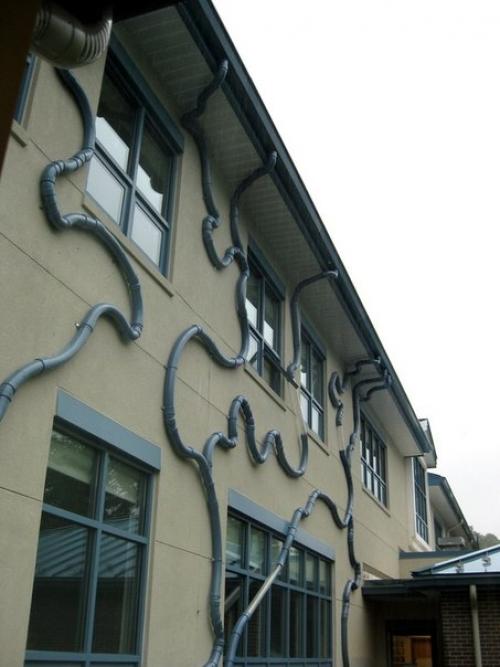 Подборка необычных водостоков. 04