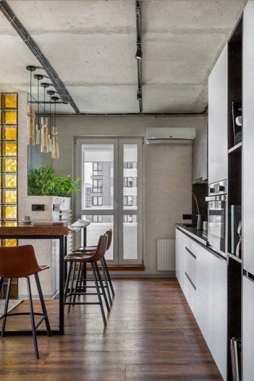 Стильная двухкомнатная квартира, площадью - 49 кв. 01