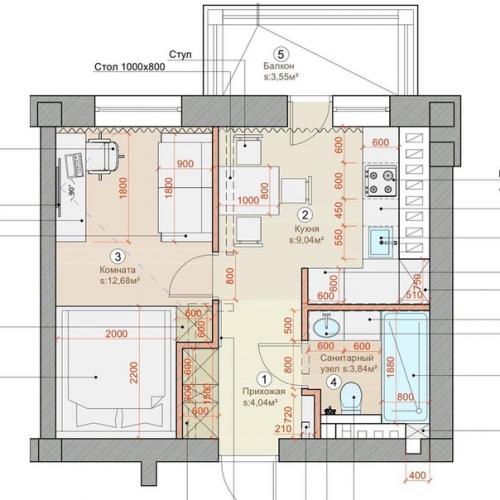 Проект однушки от 1 до 10. 09