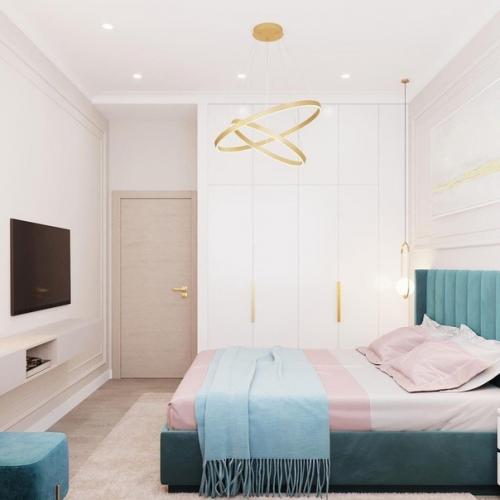 Хорошо продуманный и функциональный вариант обустройства небольшой квартиры в однушке. 02