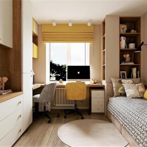 Варианты детской комнаты для двух деток. 04