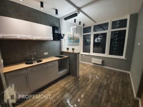 Стильный дизайнерский ремонт в небольшой квартире 38 кв. 02