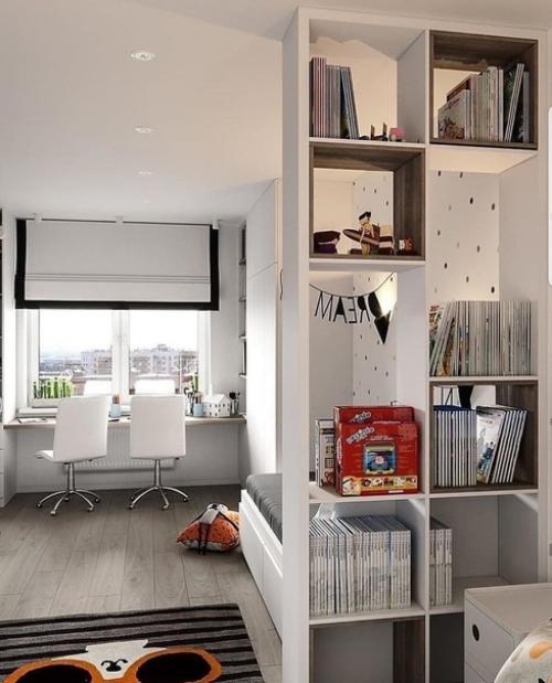 Стильный интерьер детской комнаты. 02