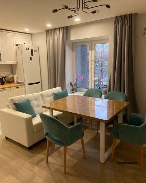 Красивый интерьер и дизайн двухкомнатной квартиры. 01