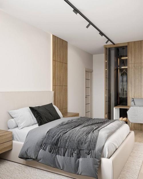 Интерьер квартиры в едином цветовом решении. 06