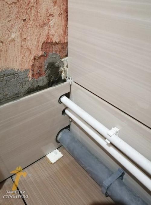 Хитрости ремонта.  Ремонт санузла своими руками. 04