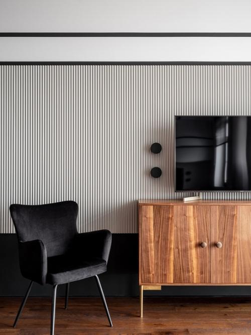 Монохромная квартира 122 м в Тюмени. 09