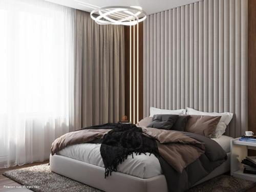 Дизайн - проект спальни с гардеробной. 01