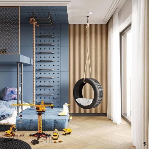 Как круто придумали с геометрией в этой комнате. 01