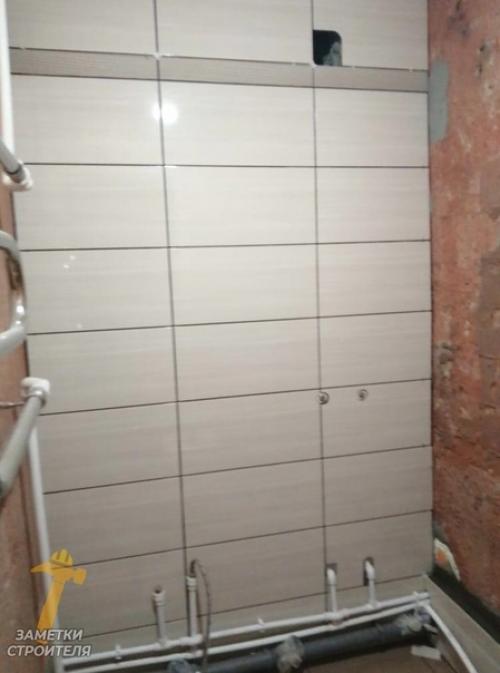 Хитрости ремонта.  Ремонт санузла своими руками. 03