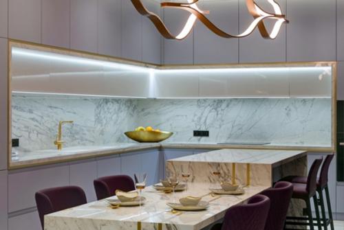 Кухня - гостиная после капитального ремонта по дизайн - проекту. 02