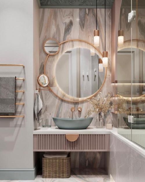 Красивая детская ванная комната невероятно. 01