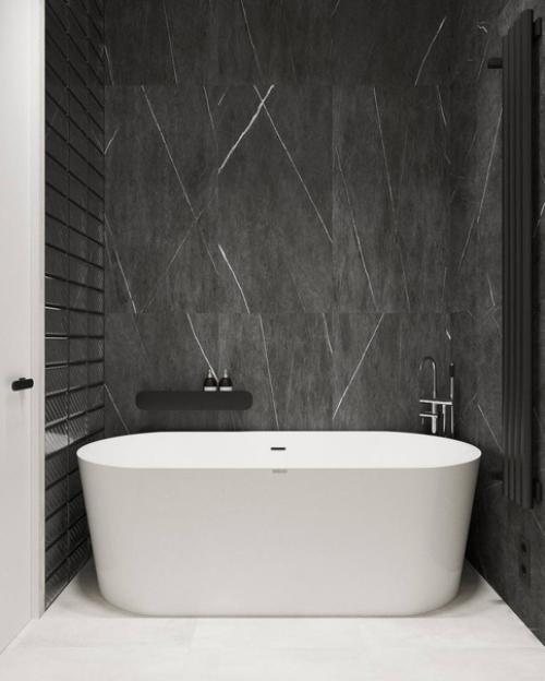 Монотонный спокойный интерьер квартиры в единой цветовой гамме. 07