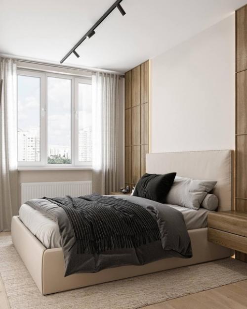 Интерьер квартиры в едином цветовом решении. 05