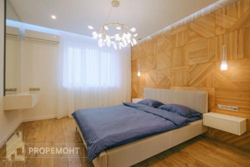 Очень стильный современный ремонт в квартире, площадью 87 кв. 05