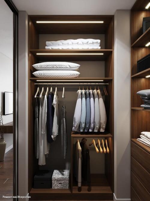 Дизайн - проект спальни с гардеробной. 07