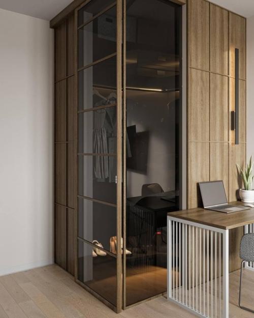 Интерьер квартиры в едином цветовом решении. 09