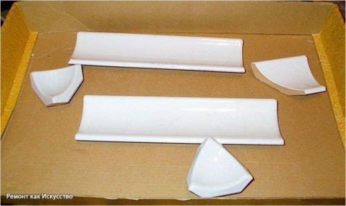 Установка бордюра для ванны. 06