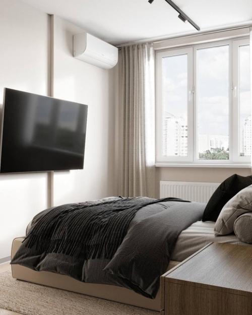 Интерьер квартиры в едином цветовом решении. 08