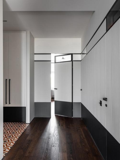 Монохромная квартира 122 м в Тюмени. 03