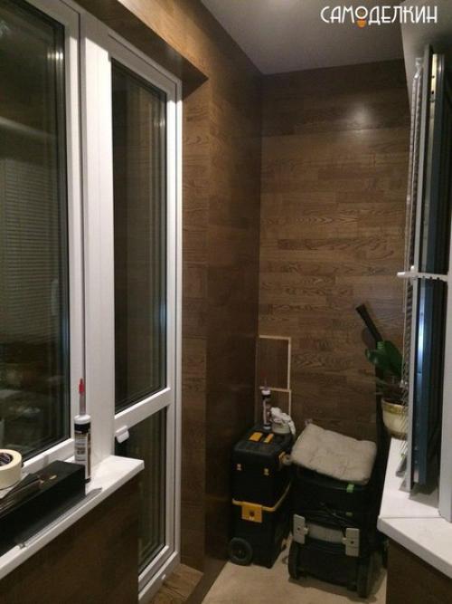 Обустройство балкона своими руками. 06