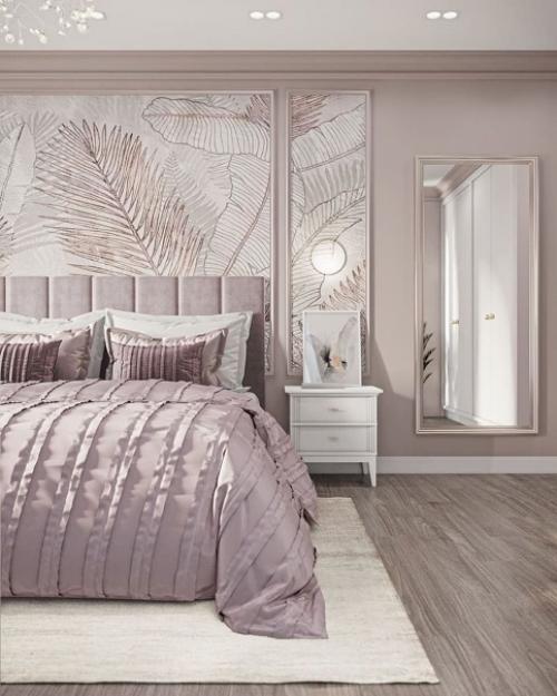 Стильная спальня.  Один из самых приятных дизайн - проектов. 02